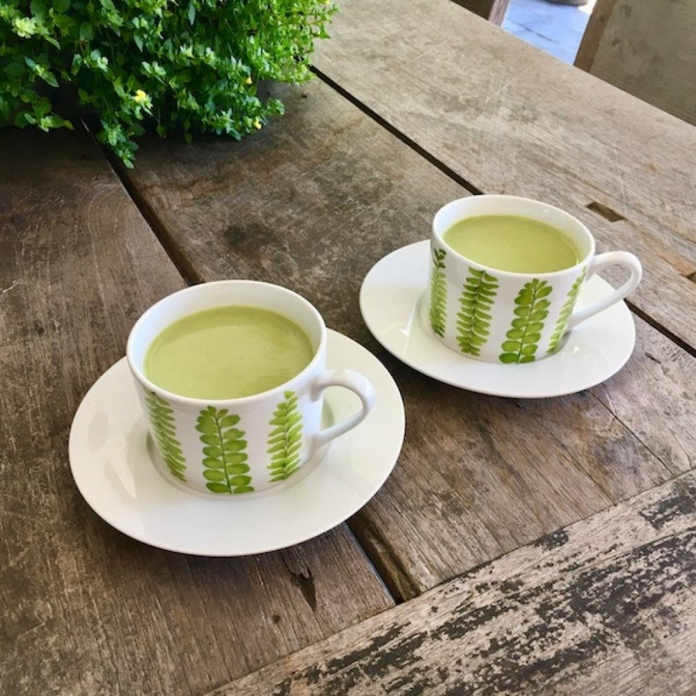 ZARA HOME Vintage Fern Print Cup with Saucer